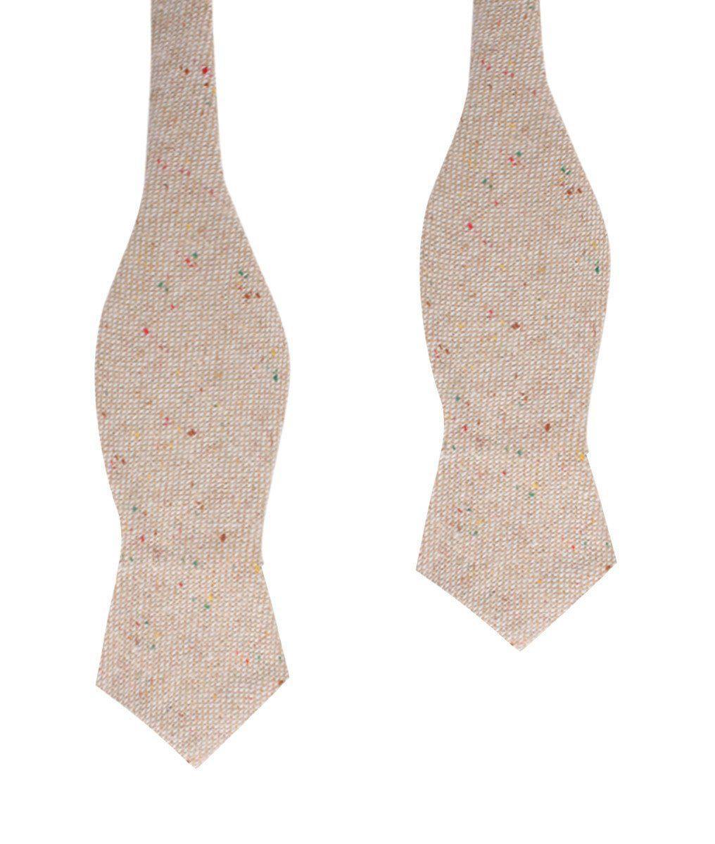 Khaki_Sharkskin_Diamond_Self_Bow_Tie-254998