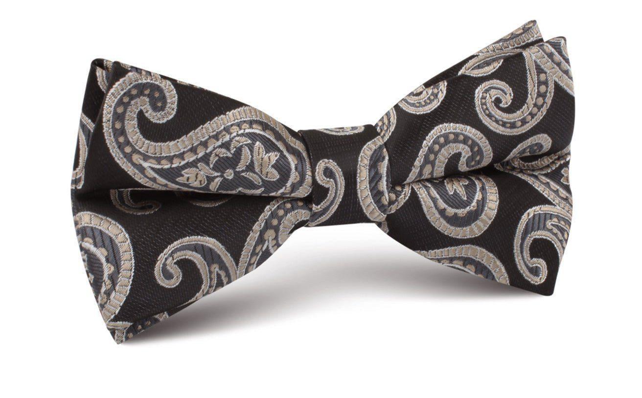 King_of_Persia_Black_Paisley_Bow_Tie-175195