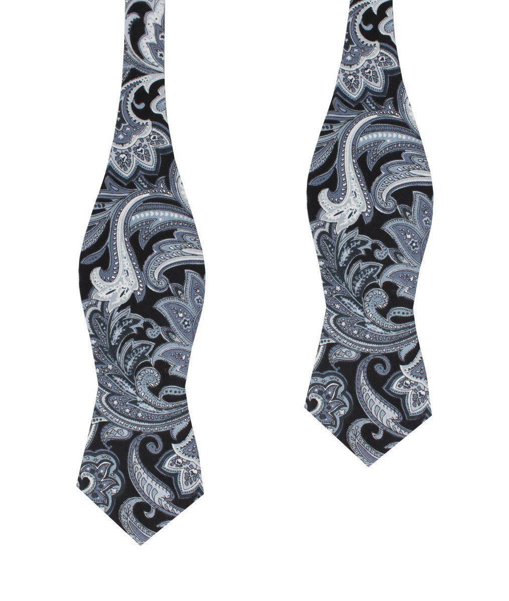 Lampedusa_Black_Grey_Paisley_Diamond_Self_Bow_Tie-200411