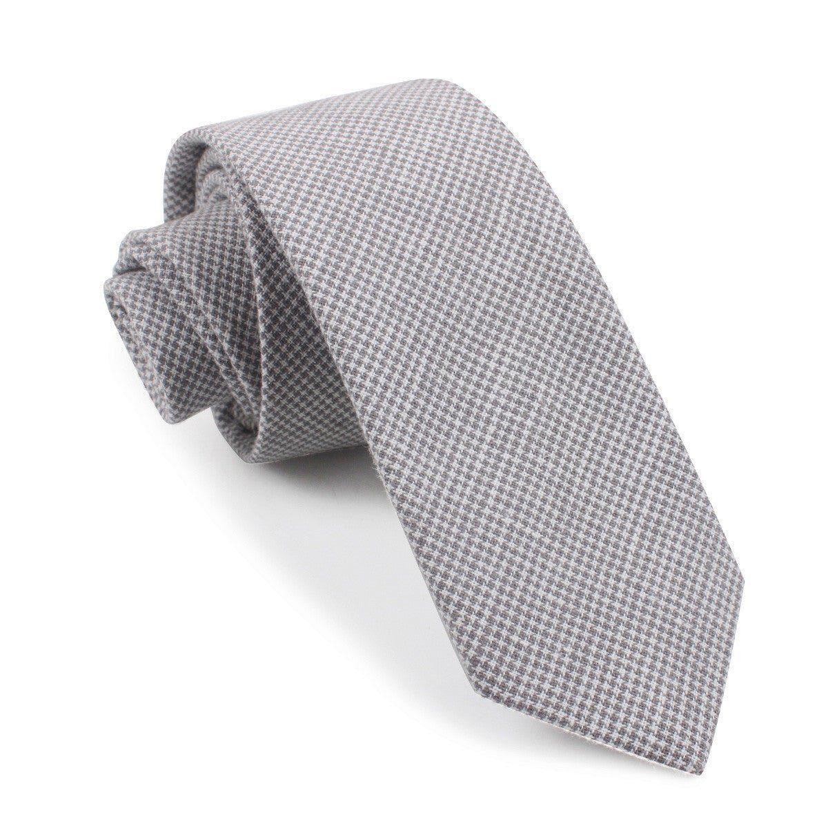 Light_Grey_Houndstooth_Linen_Skinny_Tie-762070