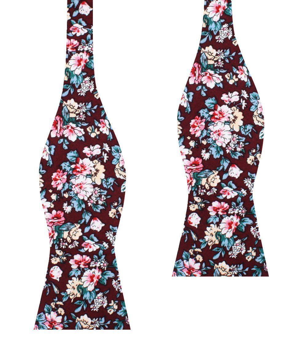 London_Brown_Floral_Self_Bow_Tie-840271