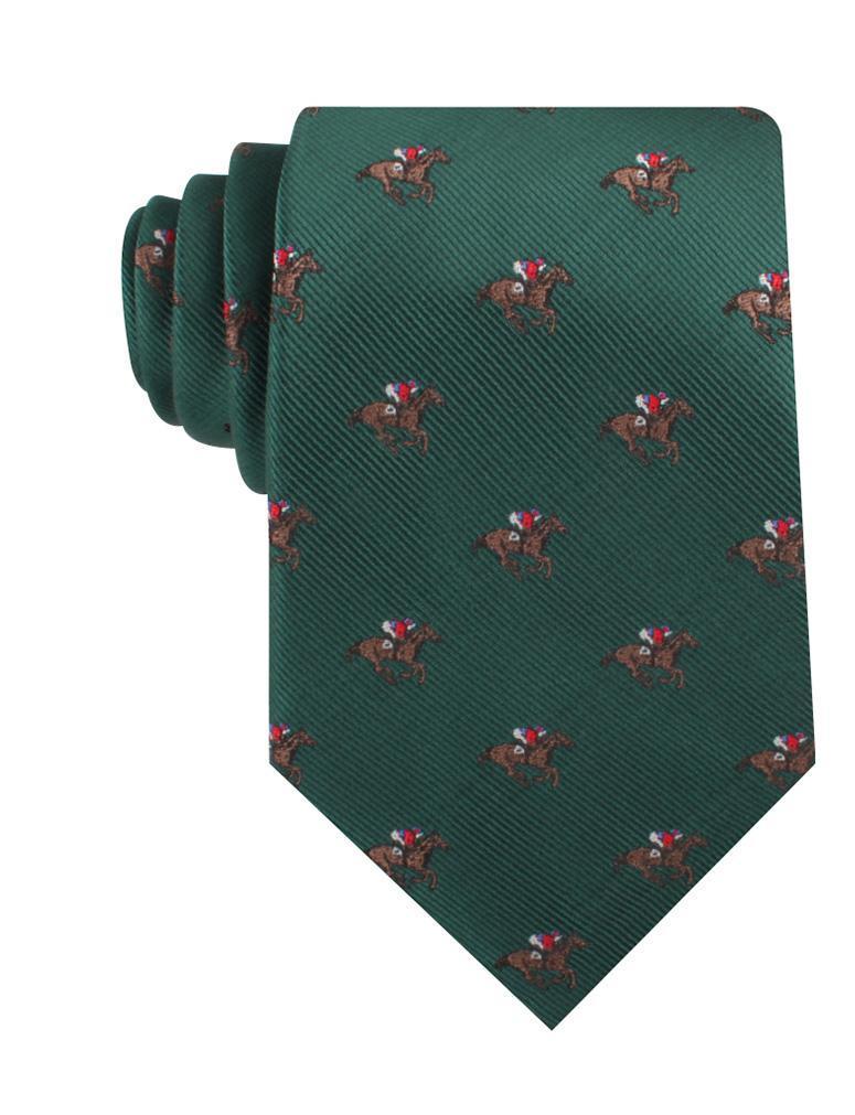Makybe_Diva_Dark_Green_Racehorse_Necktie-606622
