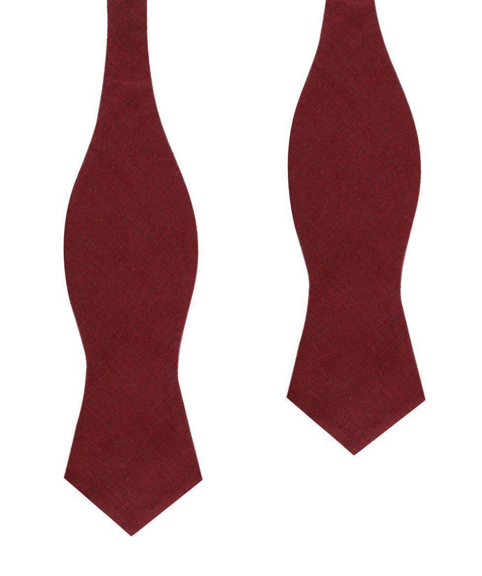 Maroon_Slub_Linen_Self_Tie_Diamond_Bow_Tie-897729