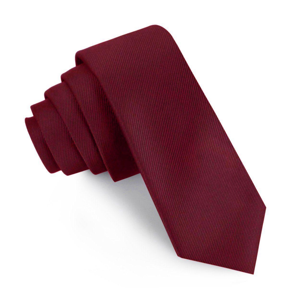 Merlot_Burgundy_Twill_Skinny_Tie-305803