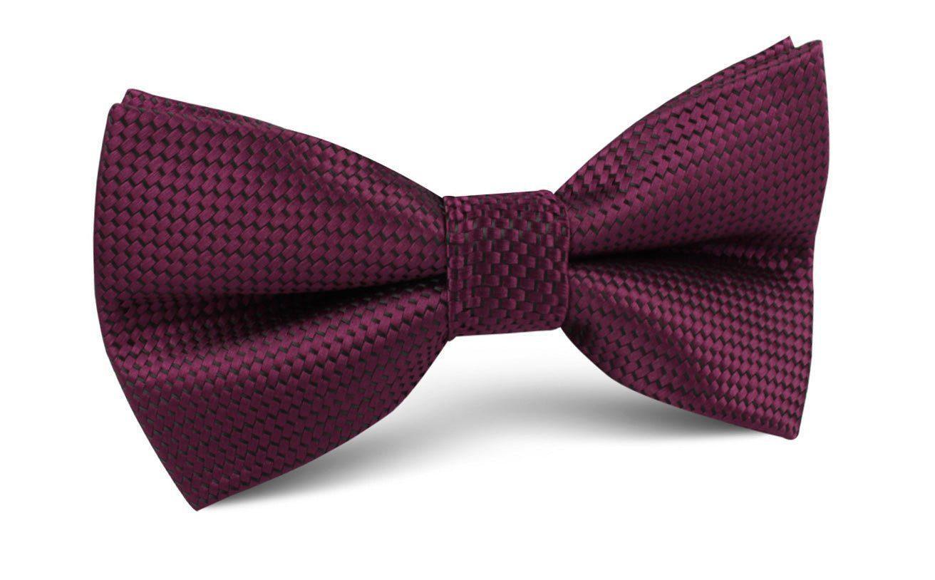 Metallic_Maroon_Oxford_Weave_Bow_Tie-942858