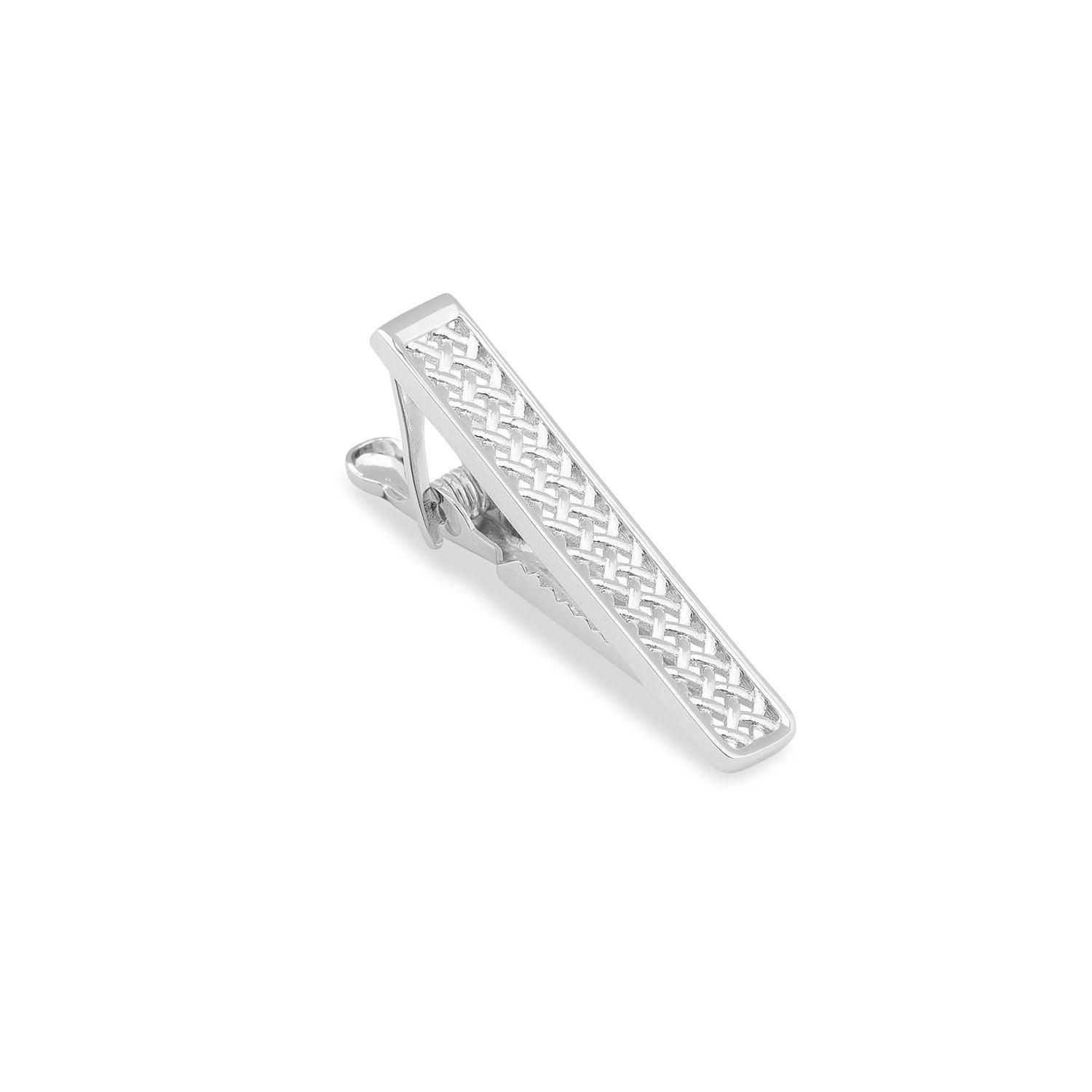 Mini-Silver-Dean-Martin-Mesh-Tie-Bar