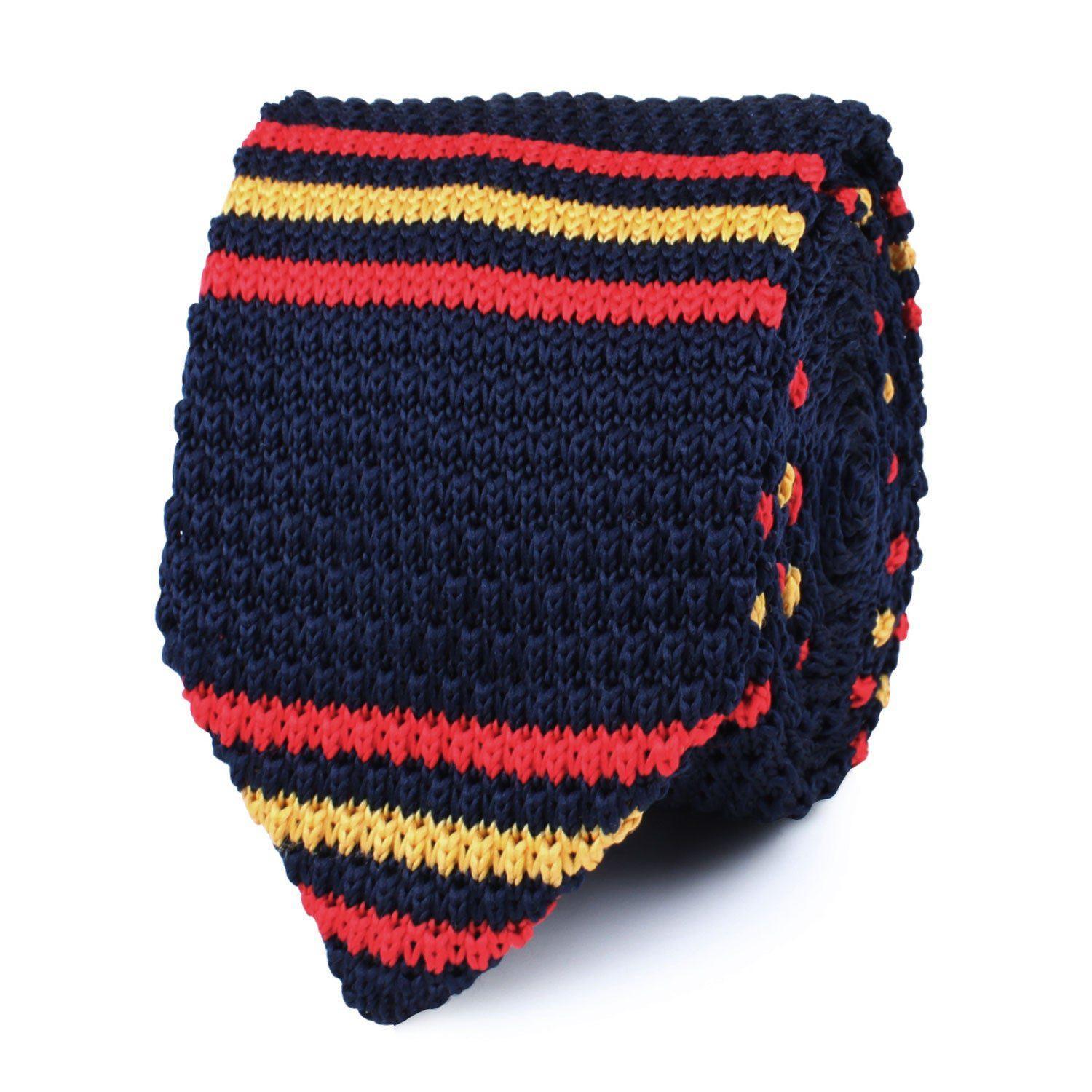 Moroccan_Striped_Knitted_Tie