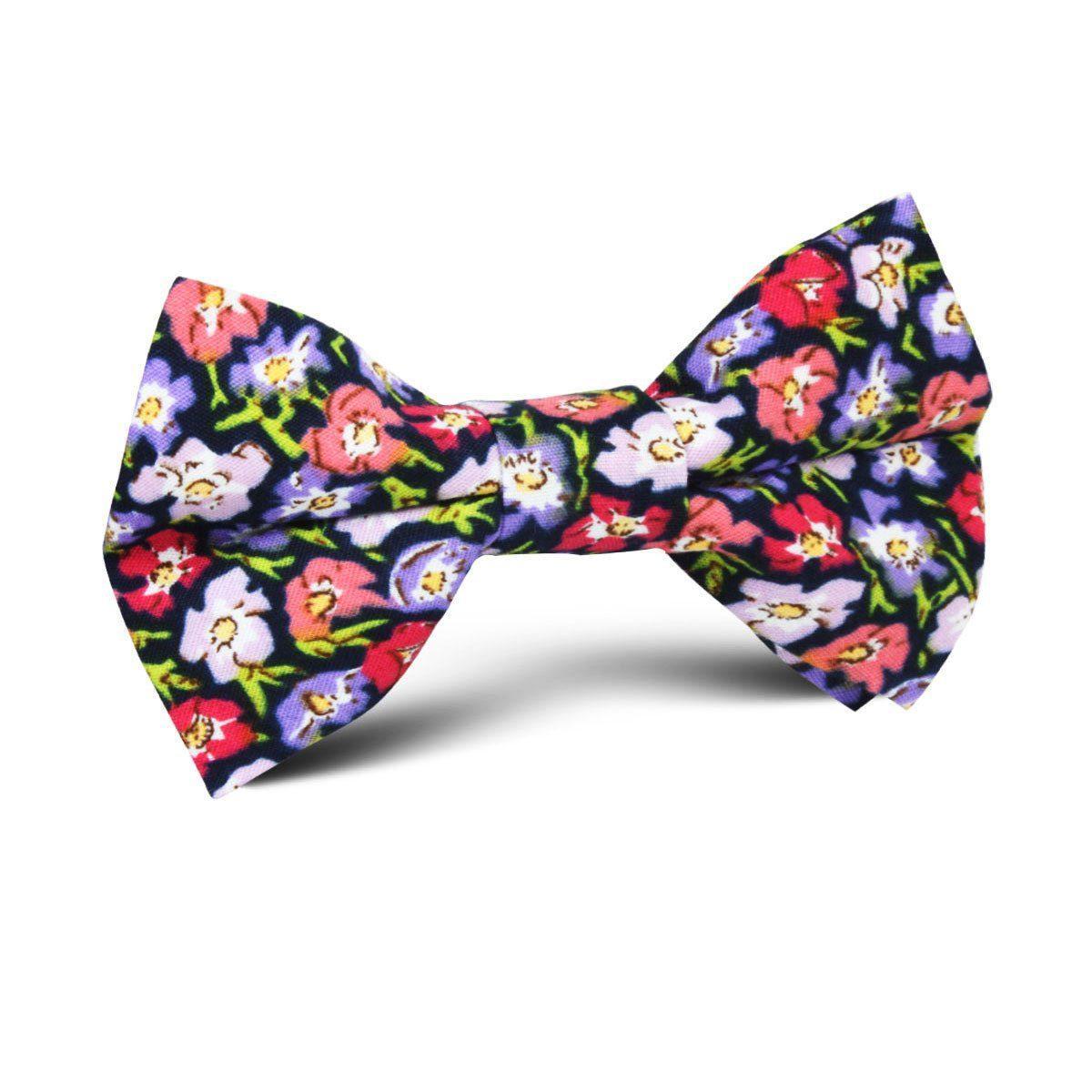 Murcia_Purple_Floral_Kids_Bow_Tie-673362
