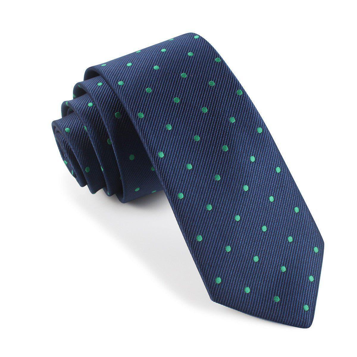 Navy_Blue_with_Green_Polka_Dots_Skinny_Tie-819640