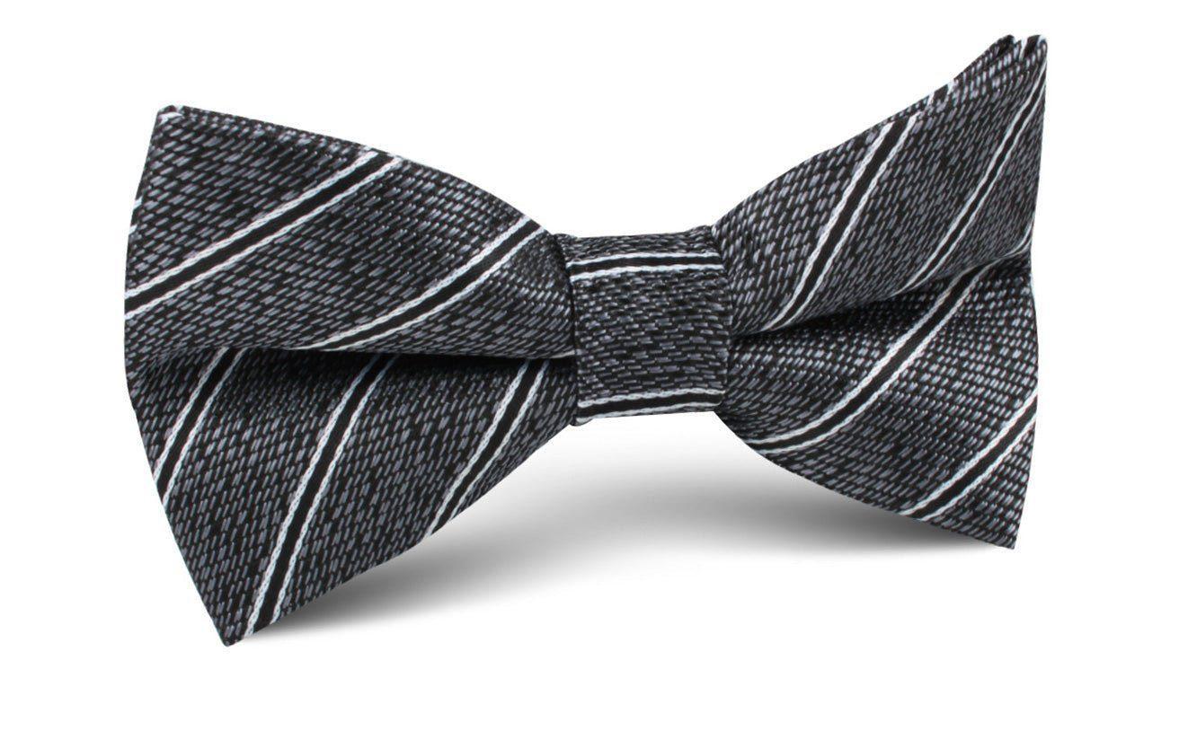 New_York_Charcoal_Striped_Bow_Tie-693647