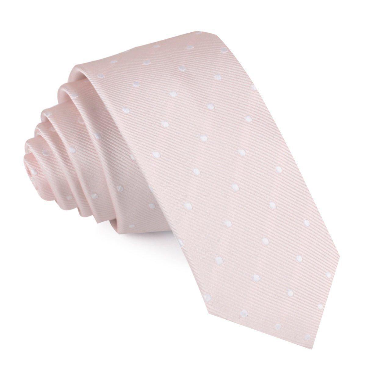 Nude_Pink_Polka_Dots_Skinny_Tie-695083