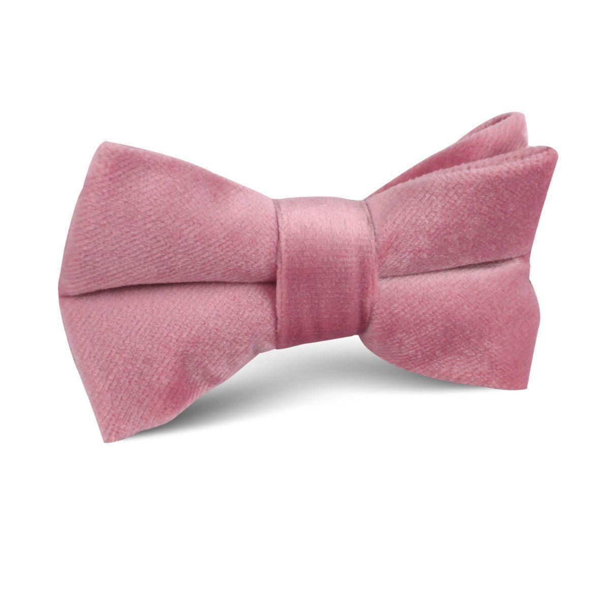 Nude_Pink_Velvet_Kids_Bow_Tie-149079