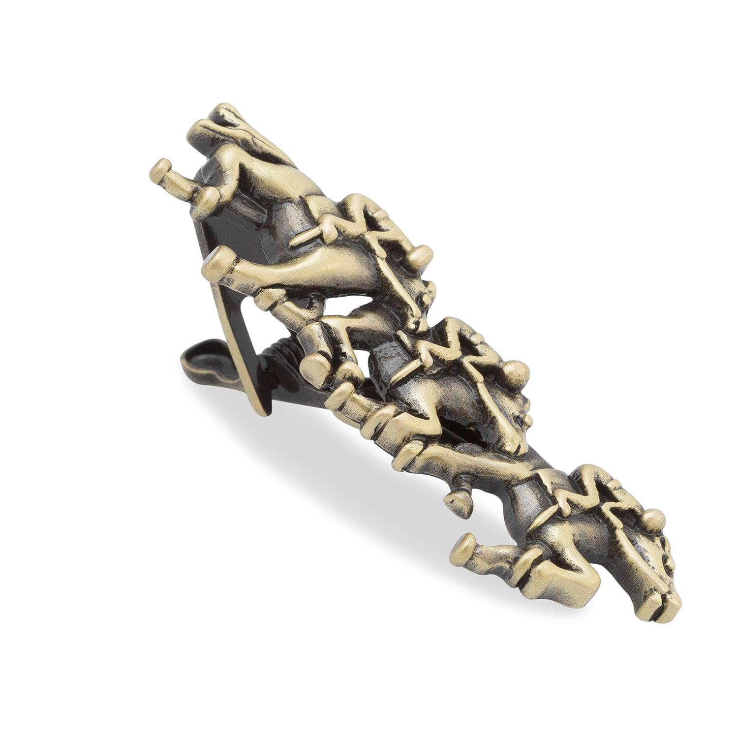Off_to_The_Races_Antique_Brass_Tie_Bar