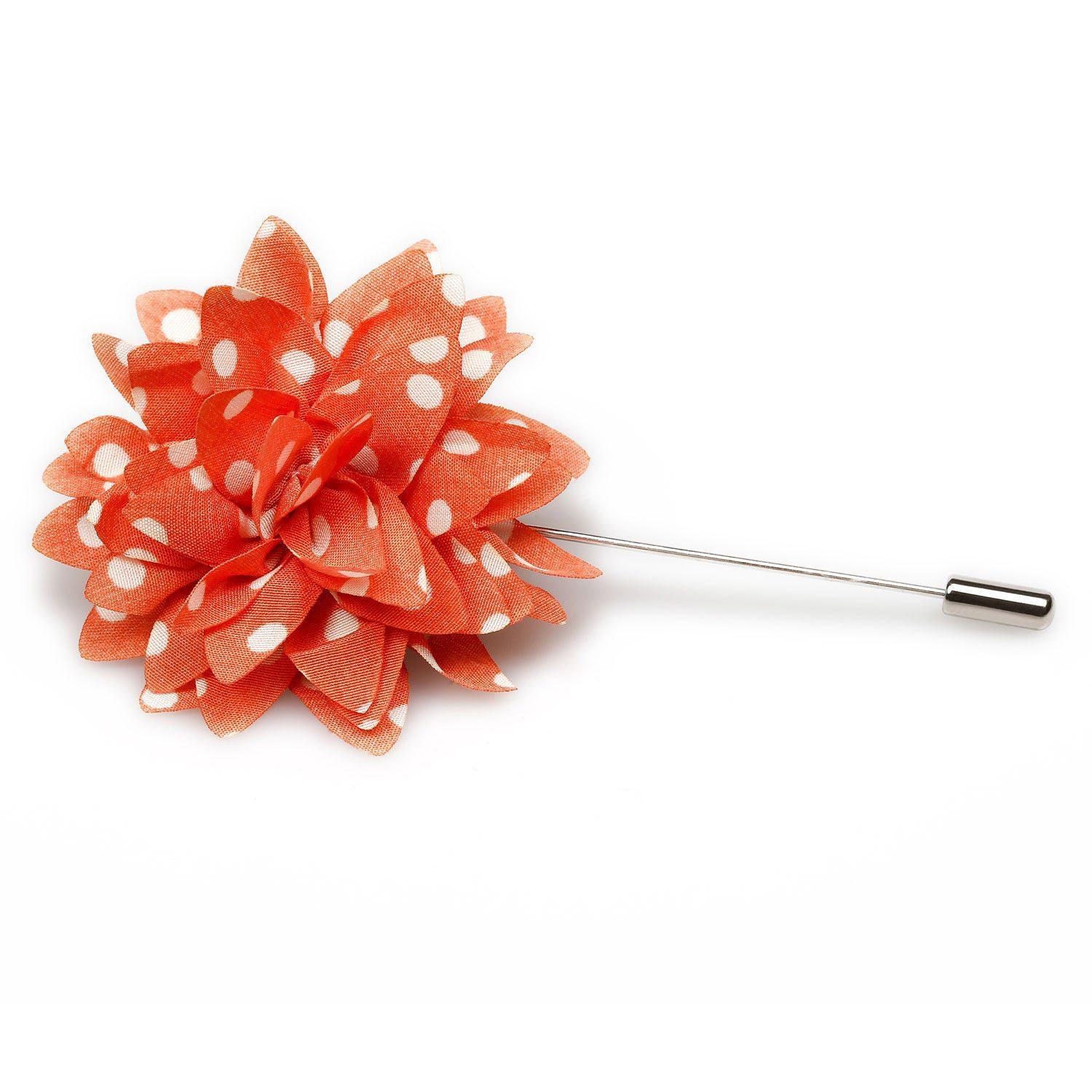 Orange_Polka_Dot_Lapel_Flowers