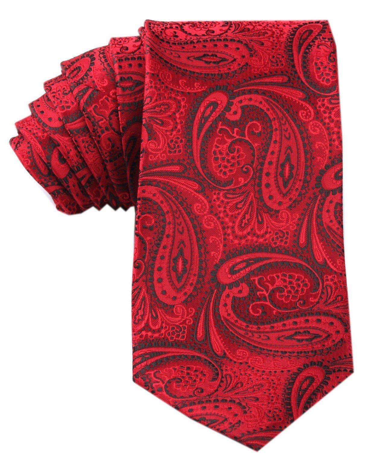 Paisley_Red_Maroon_with_Black_Tie-861529