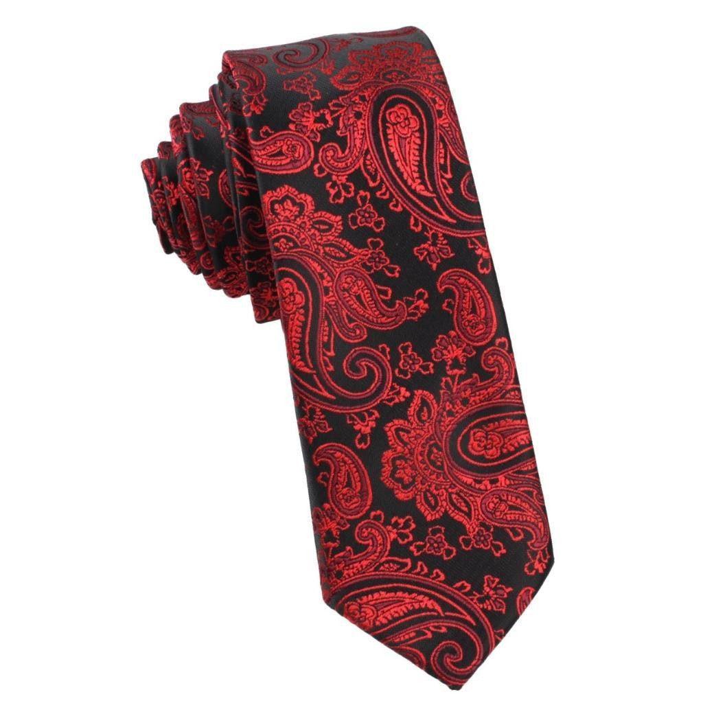 Paisley_Red_and_Black_Skinny_Tie-585530