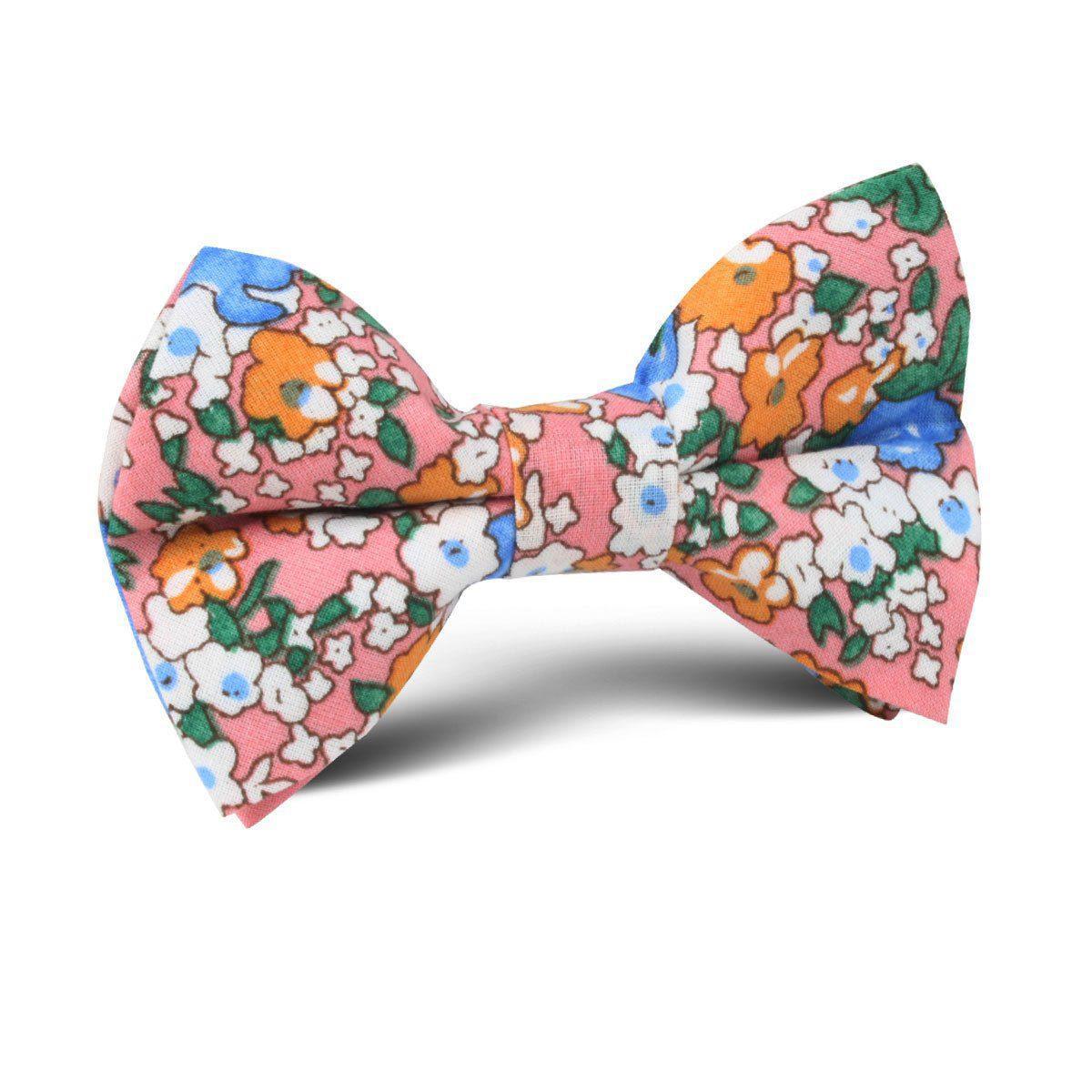 Panama_Pink_Floral_Kids_Bow_Tie-342640