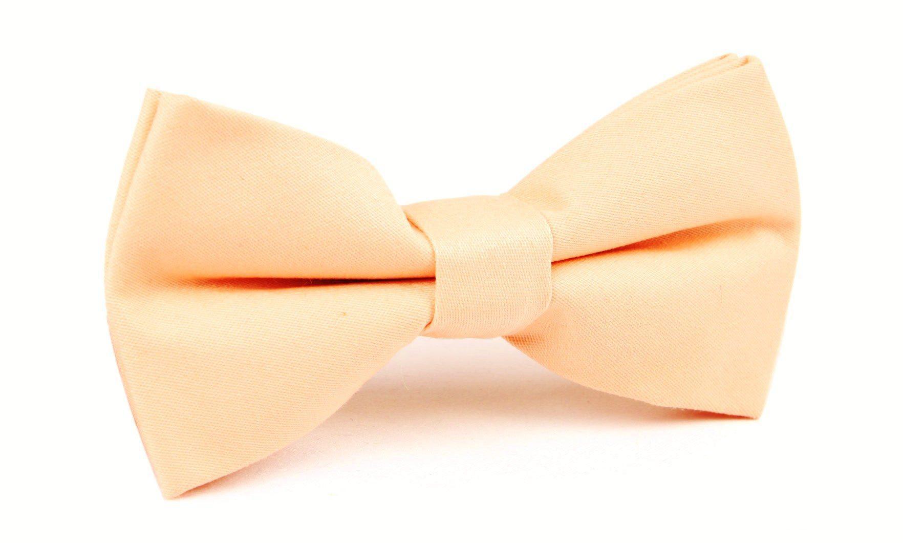 Peach_Cotton_Bow_Tie-274652