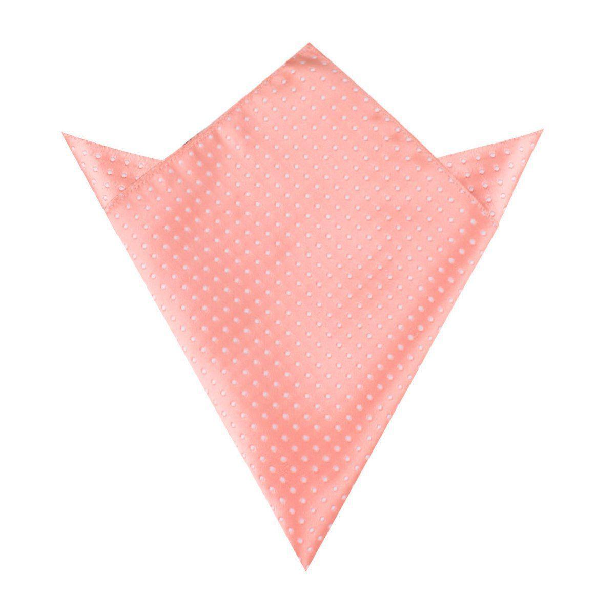 Peach_Mini_Polka_Dots_Pocket_Square-100467
