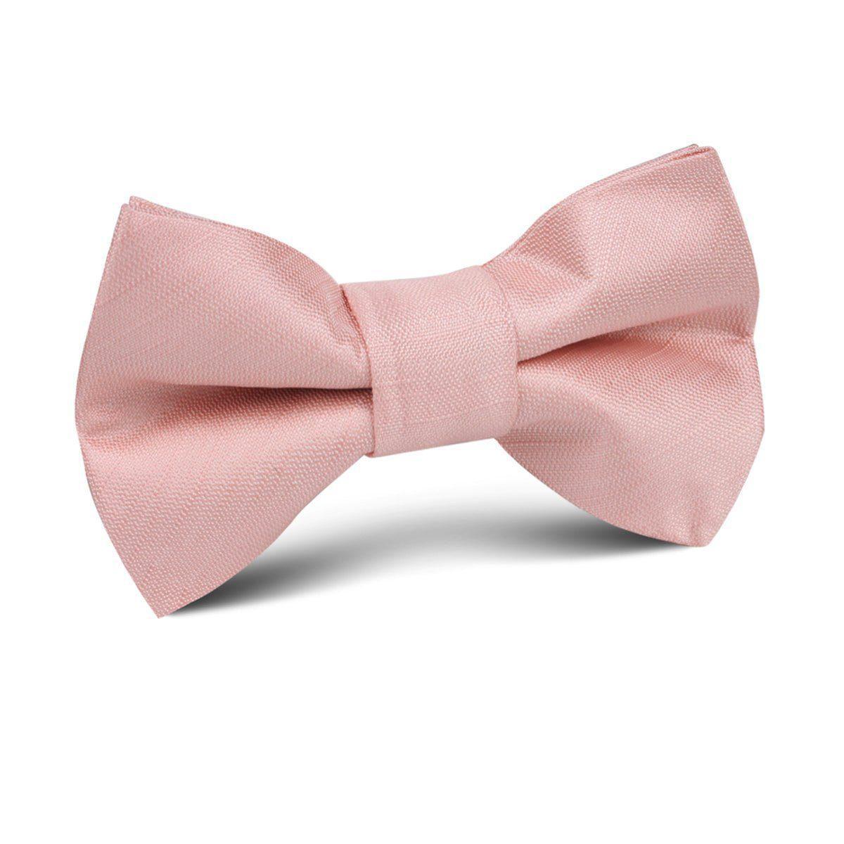 Peach_Slub_Kids_Bow_Tie-508855