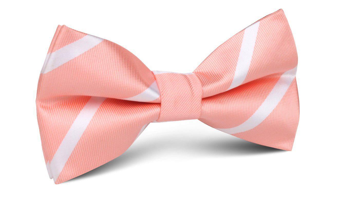 Peach_Striped_Bow_Tie-629977