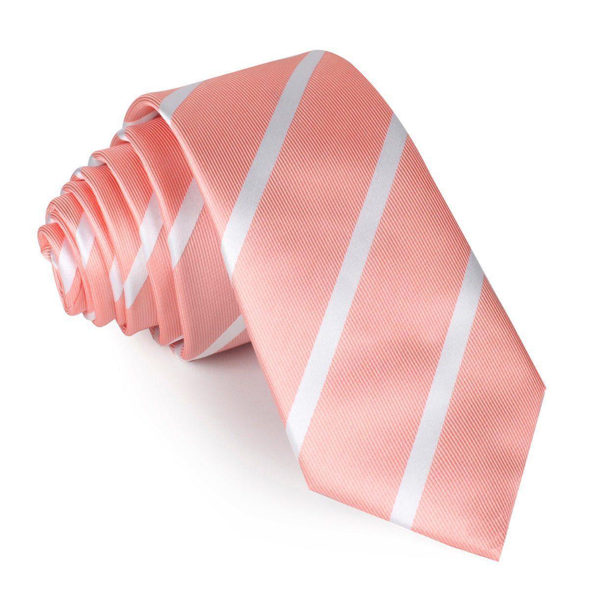Peach_Striped_Skinny_Tie-462059