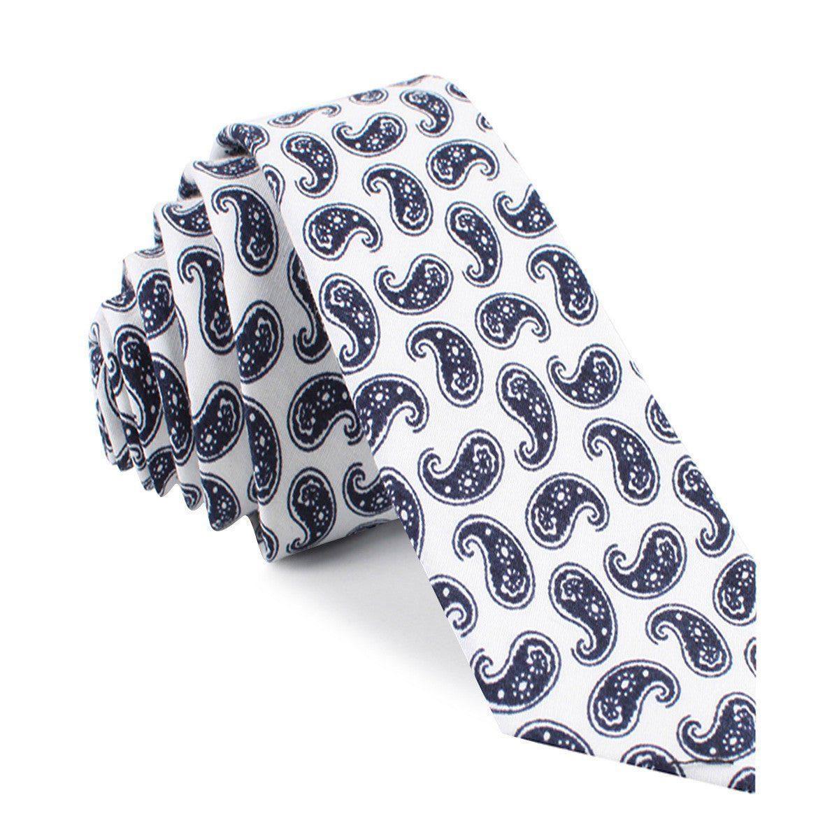 Picasso_White_on_Blue_Paisley_Skinny_Tie-311225