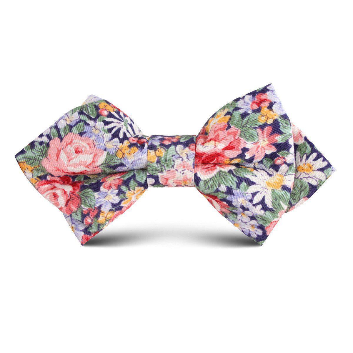 Pink_Chrysanthemum_Floral_Kids_Diamond_Bow_Tie-852007