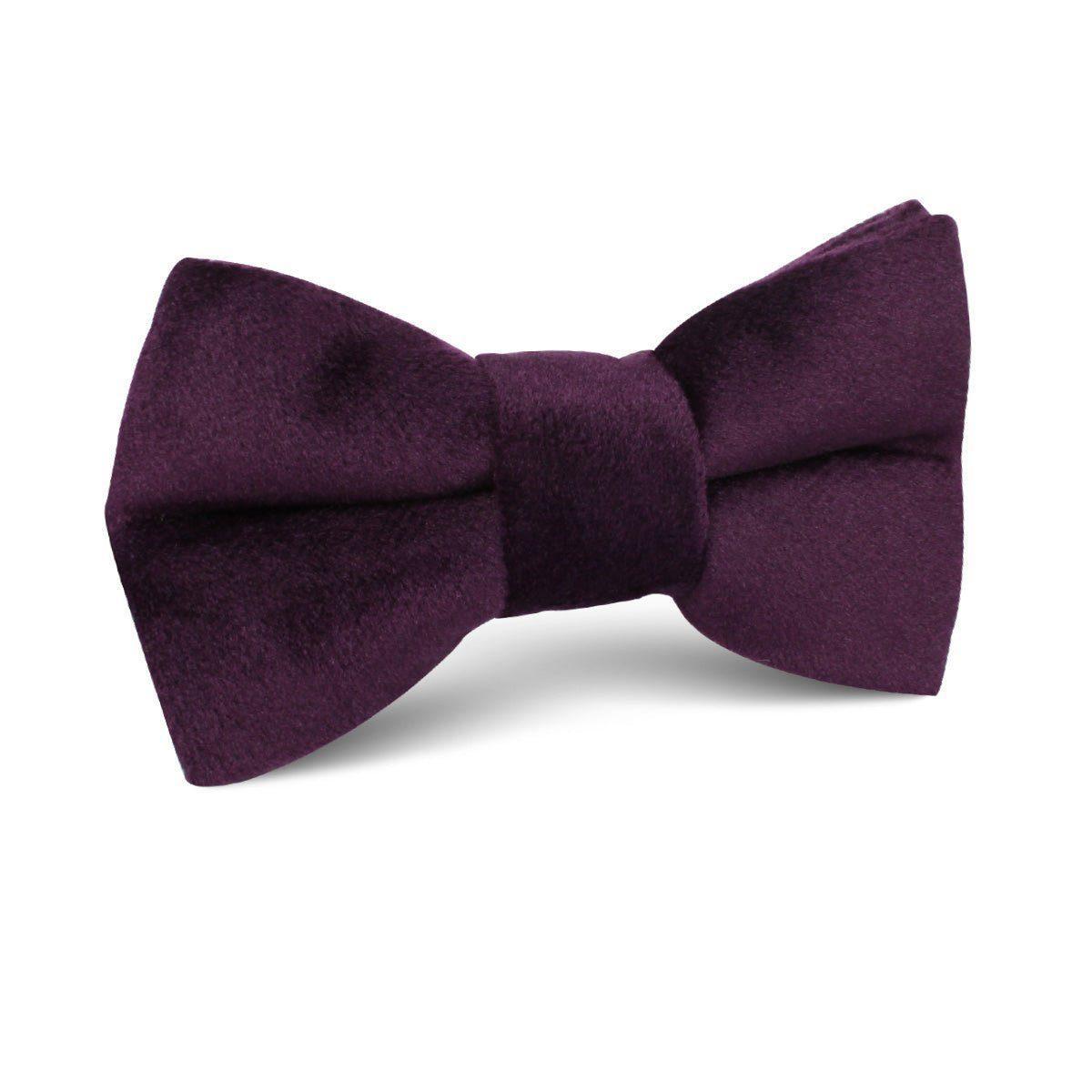 Plum_Purple_Velvet_Kids_Bow_Tie-539524