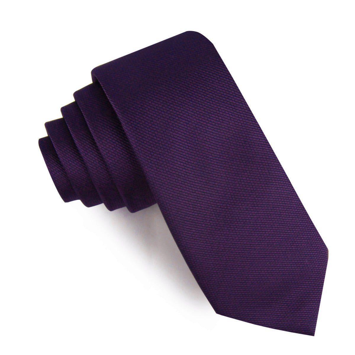 Plum_Purple_Weave_Skinny_Tie-250628