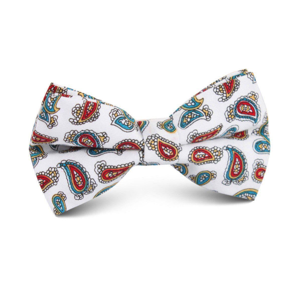 Ponte_Vecchio_White_Paisley_Kids_Bow_Tie-218050