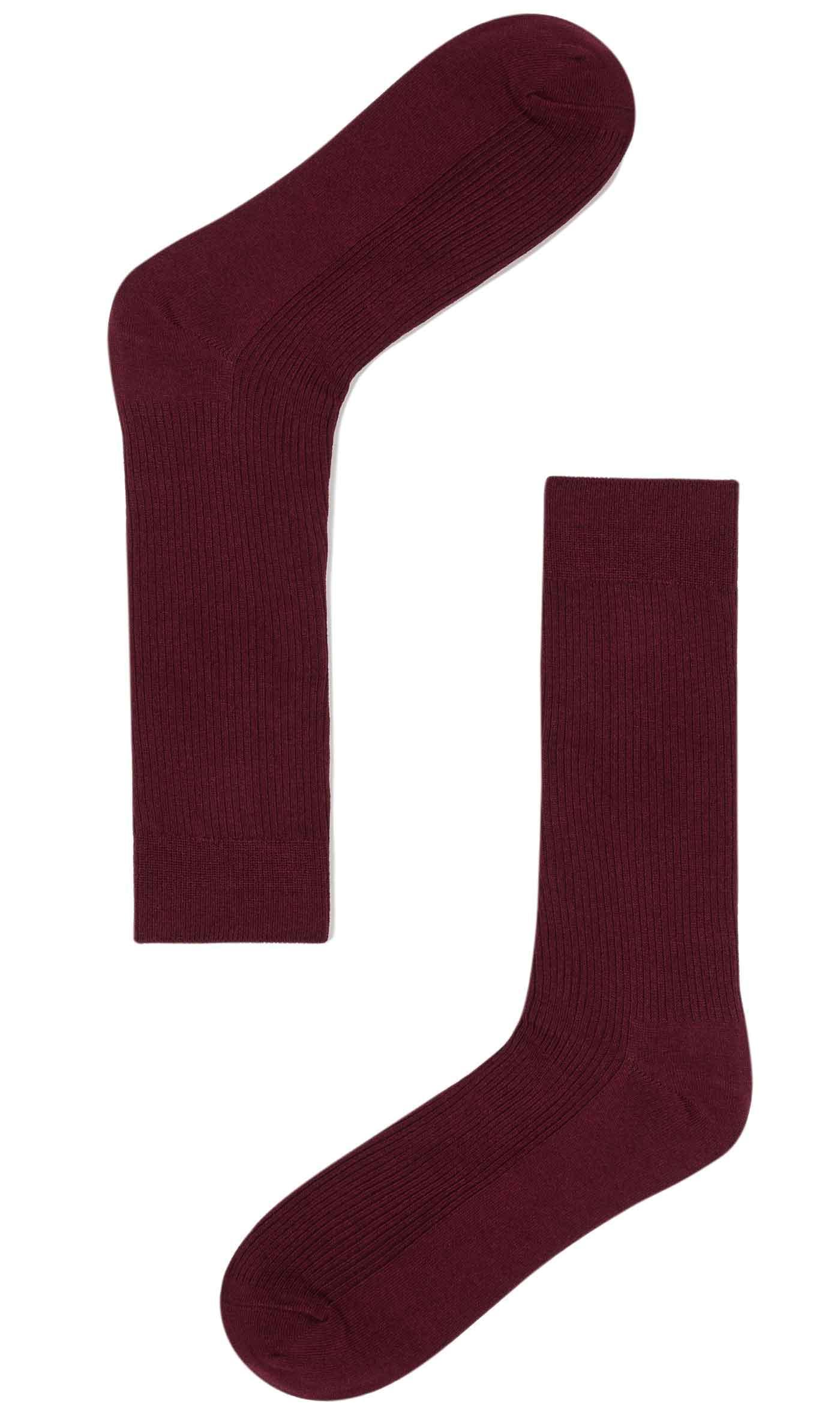 Red-Wine-Cotton-Blend-Socks-266439