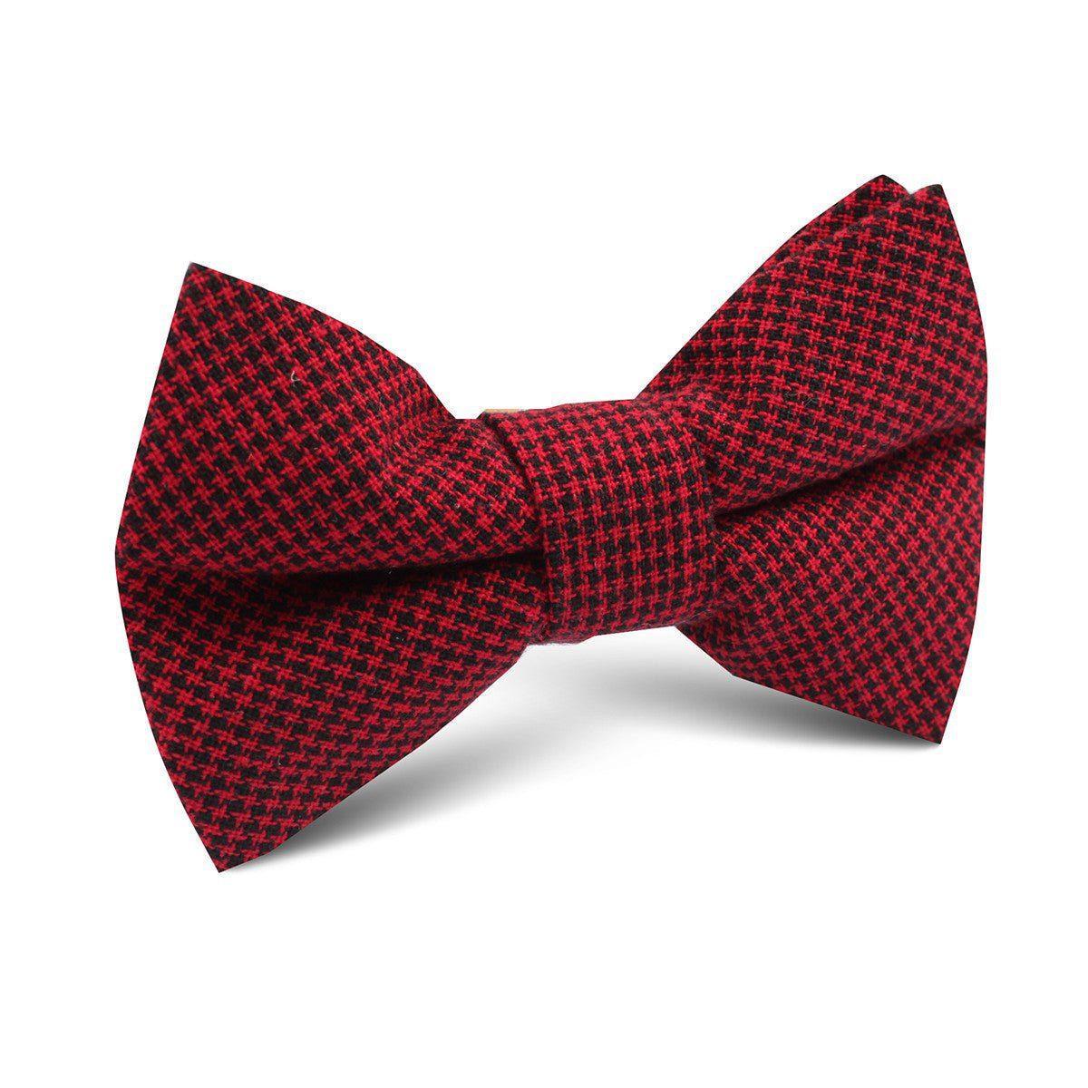 Red_Black_Houndstooth_Cotton_Kids_Bow_Tie-765149