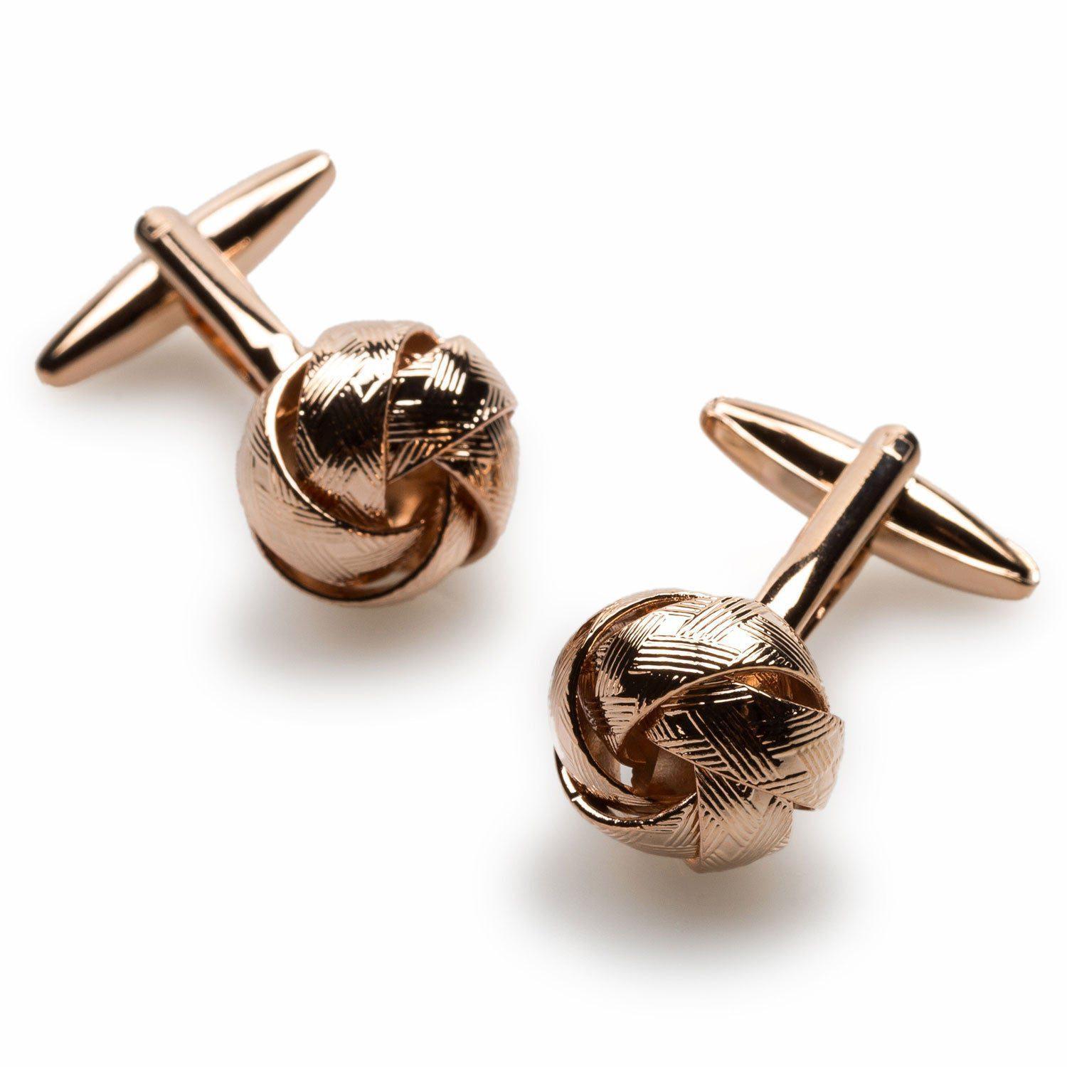 Ribbon_Sphere_Rose_Gold_Cufflinks