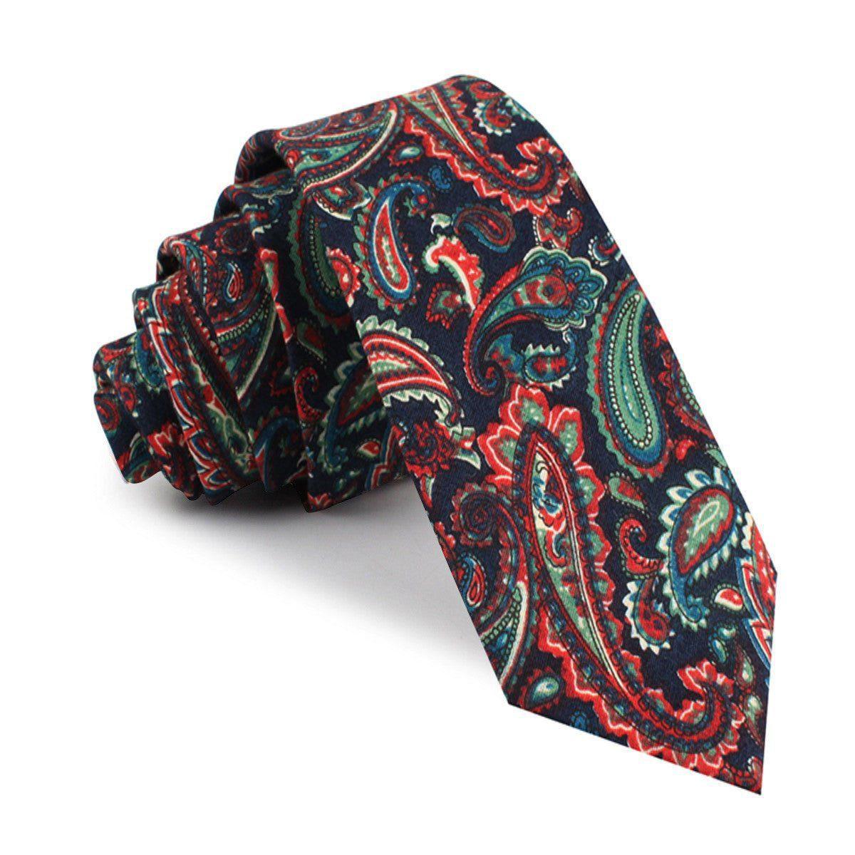 Rocambolesco_Green_Paisley_Skinny_Tie-182126