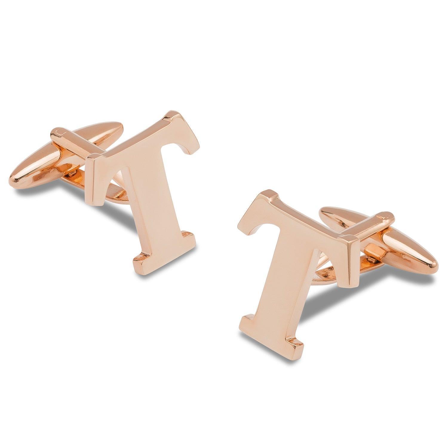 Rose_Gold_Letter_T_Cufflinks