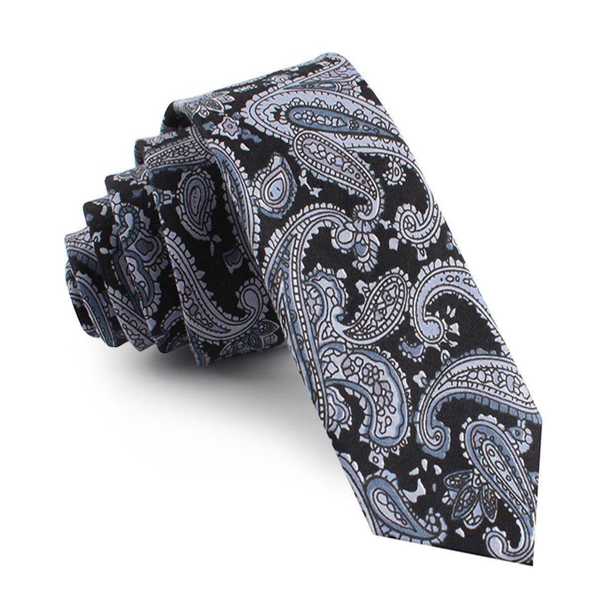Ross_Archipelago_Black_Paisley_Skinny_Tie-140764