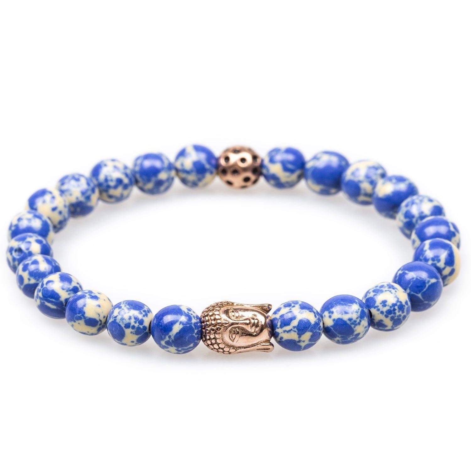 Sailendra_Sodalite_Rose_Gold_Buddha_Bracelet