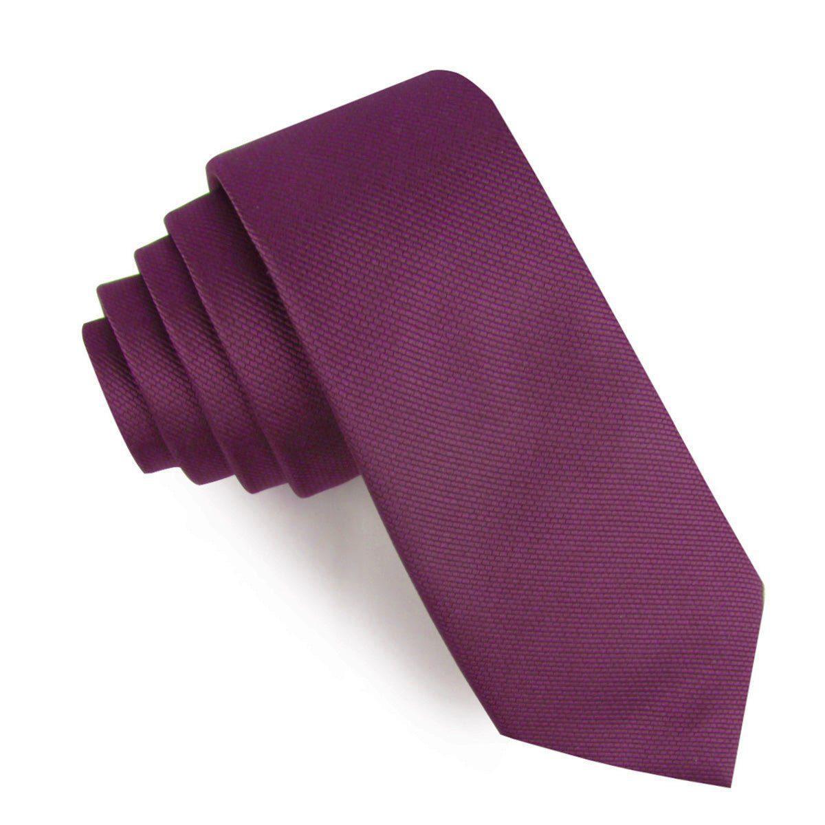 Sangria_Purple_Weave_Skinny_Tie-785736