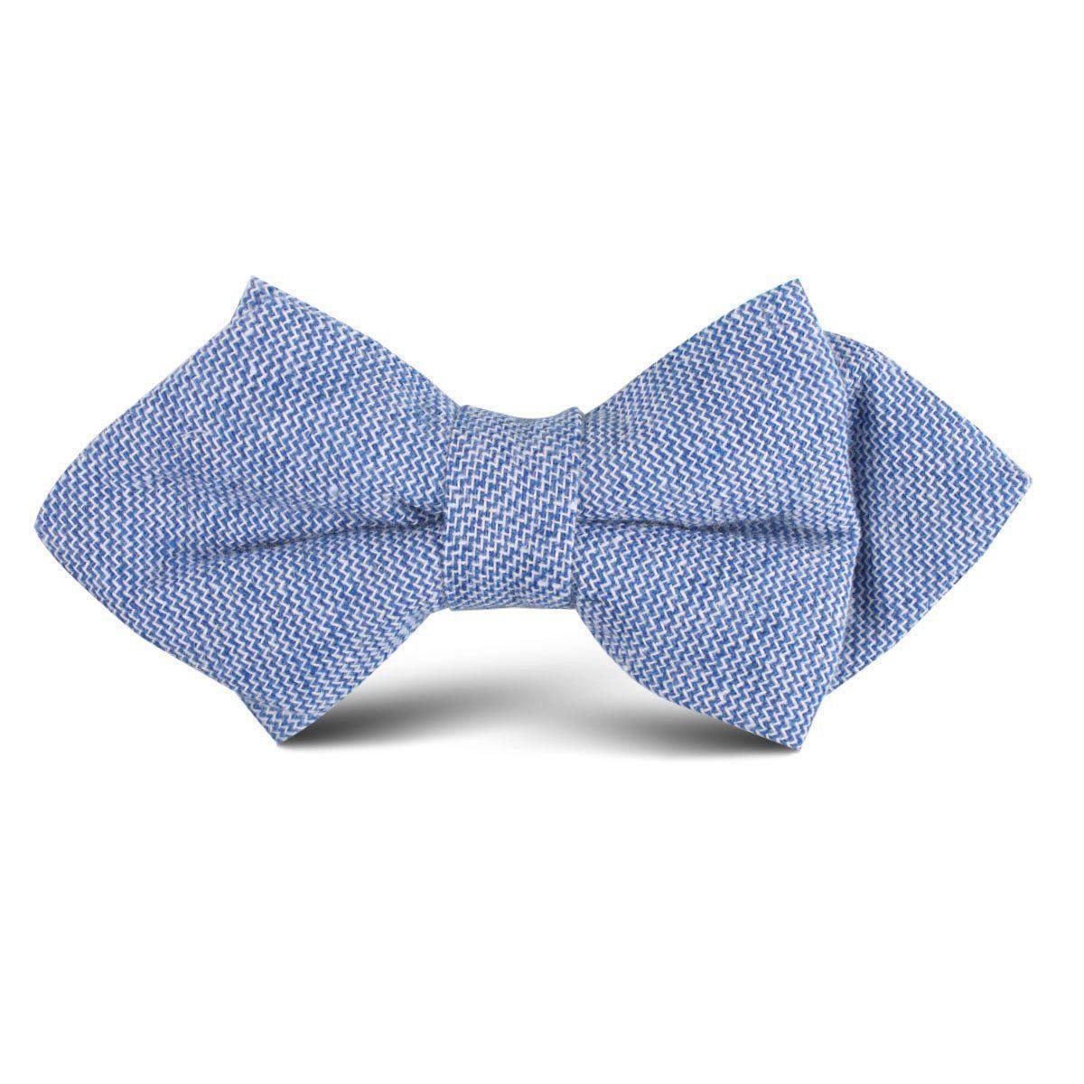 Santorini_Blue_Zig_Zag_Linen_Kids_Diamond_Bow_Tie-886346