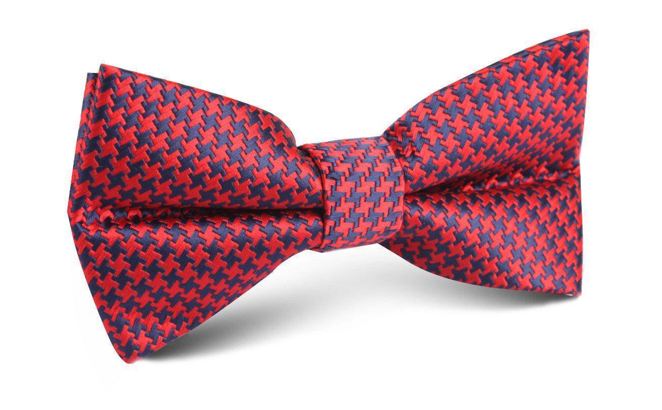 Scarlet_Red_Houndstooth_Bow_Tie-142521