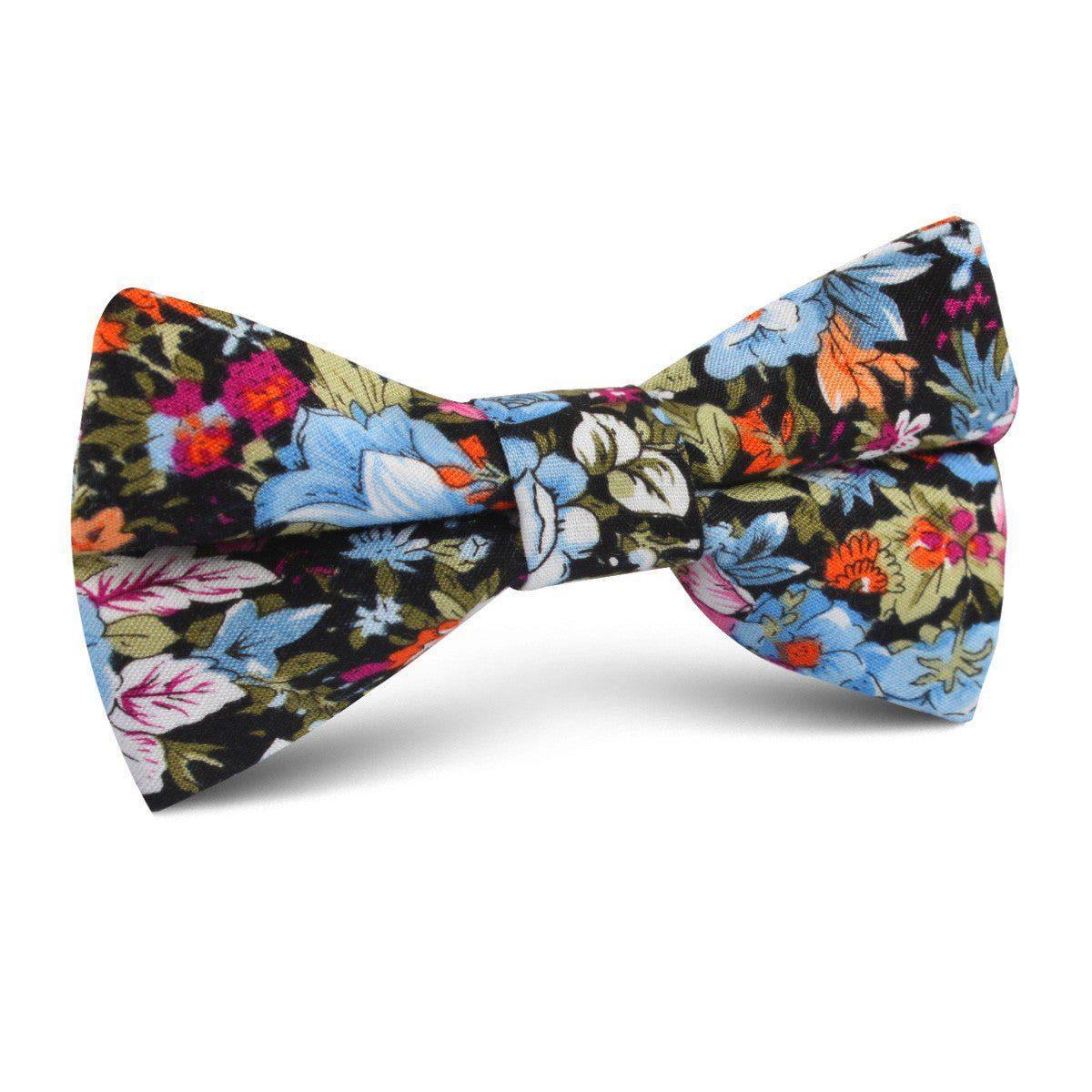 Scoglio_D_Africa_Violet_Floral_Kids_Bow_Tie-139468