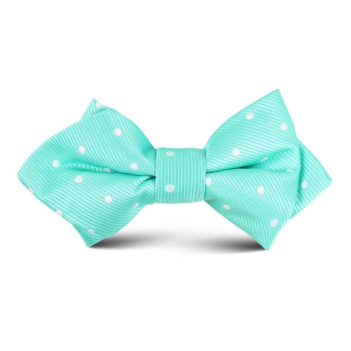 Seafoam_Green_with_White_Polka_Dots_Kids_Diamond_Bow_Tie-698570