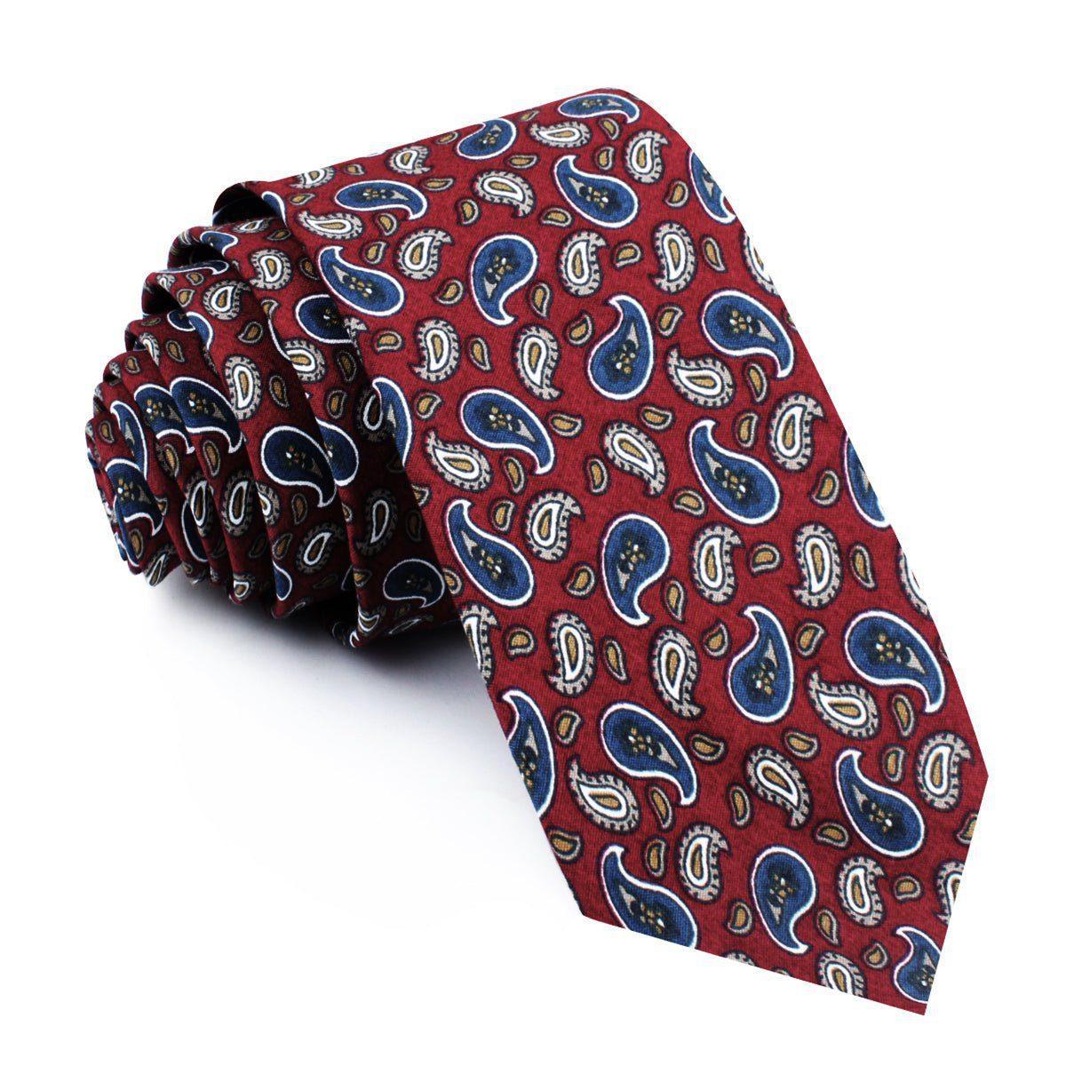 Shah_of_Iran_Burgundy_Paisley_Skinny_Tie-323041