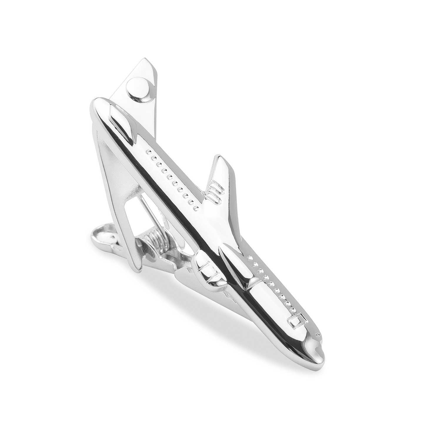 Silver_Airplane_Tie_Bar