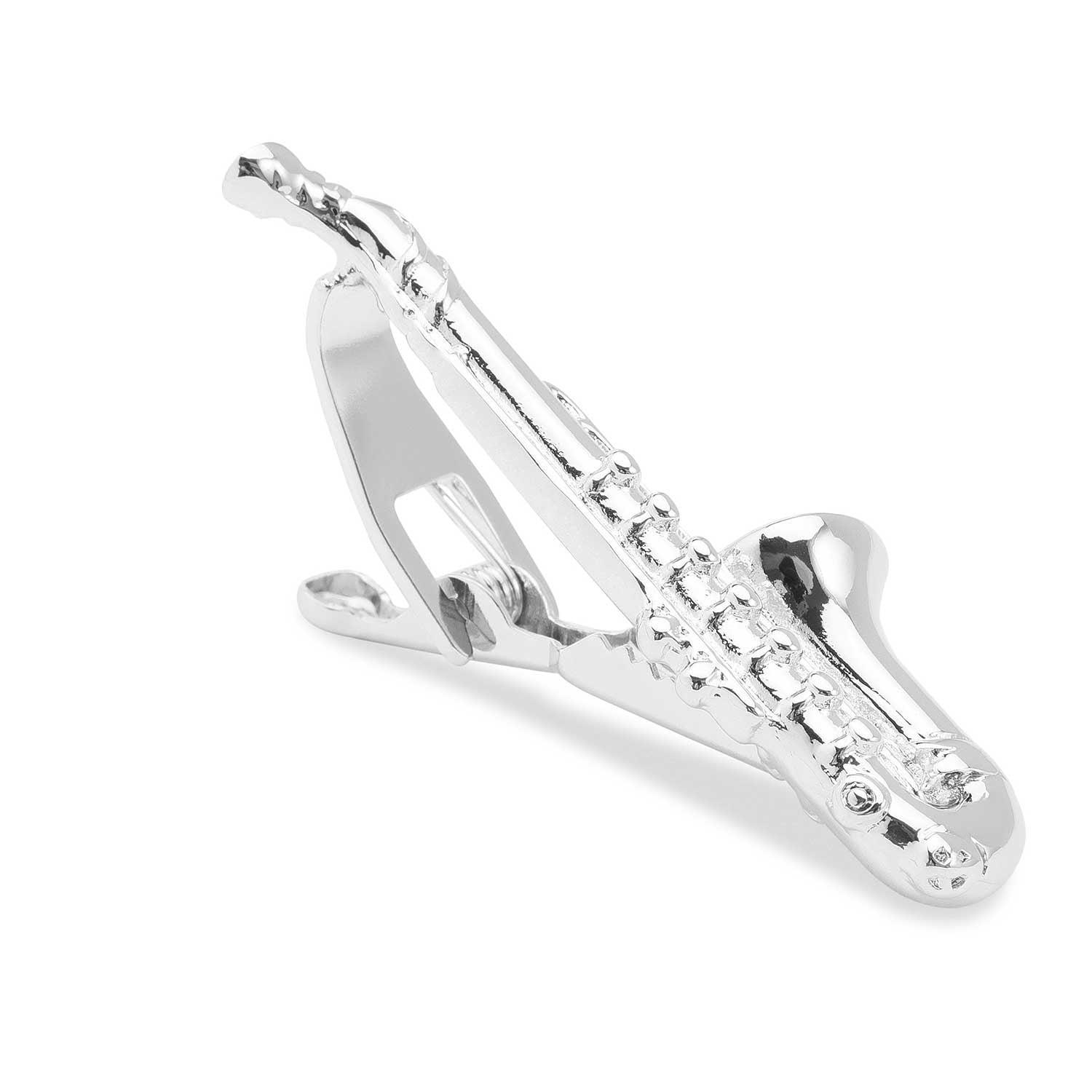 Silver_Saxophone_Tie_Bar