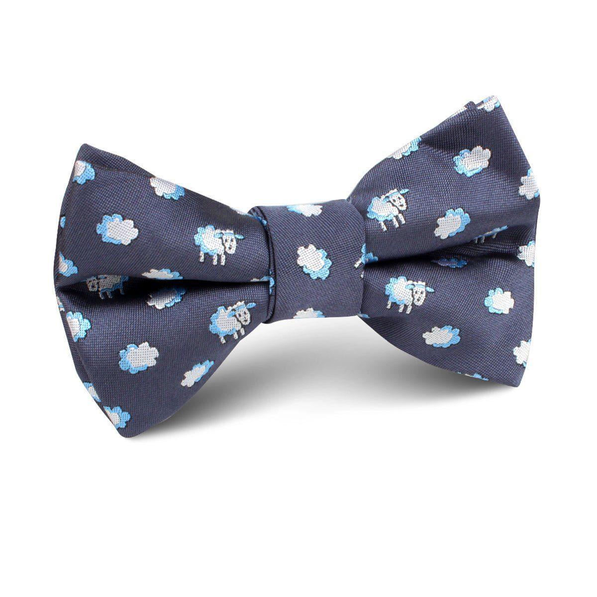 Sleepy_Sheep_Grey_Kids_Bow_Tie-435831