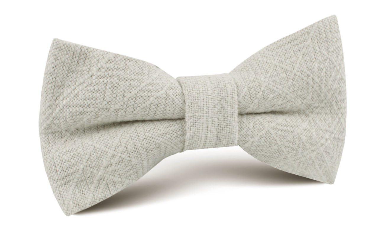 Sterling_Silver_Grey_Linen_Bow_Tie
