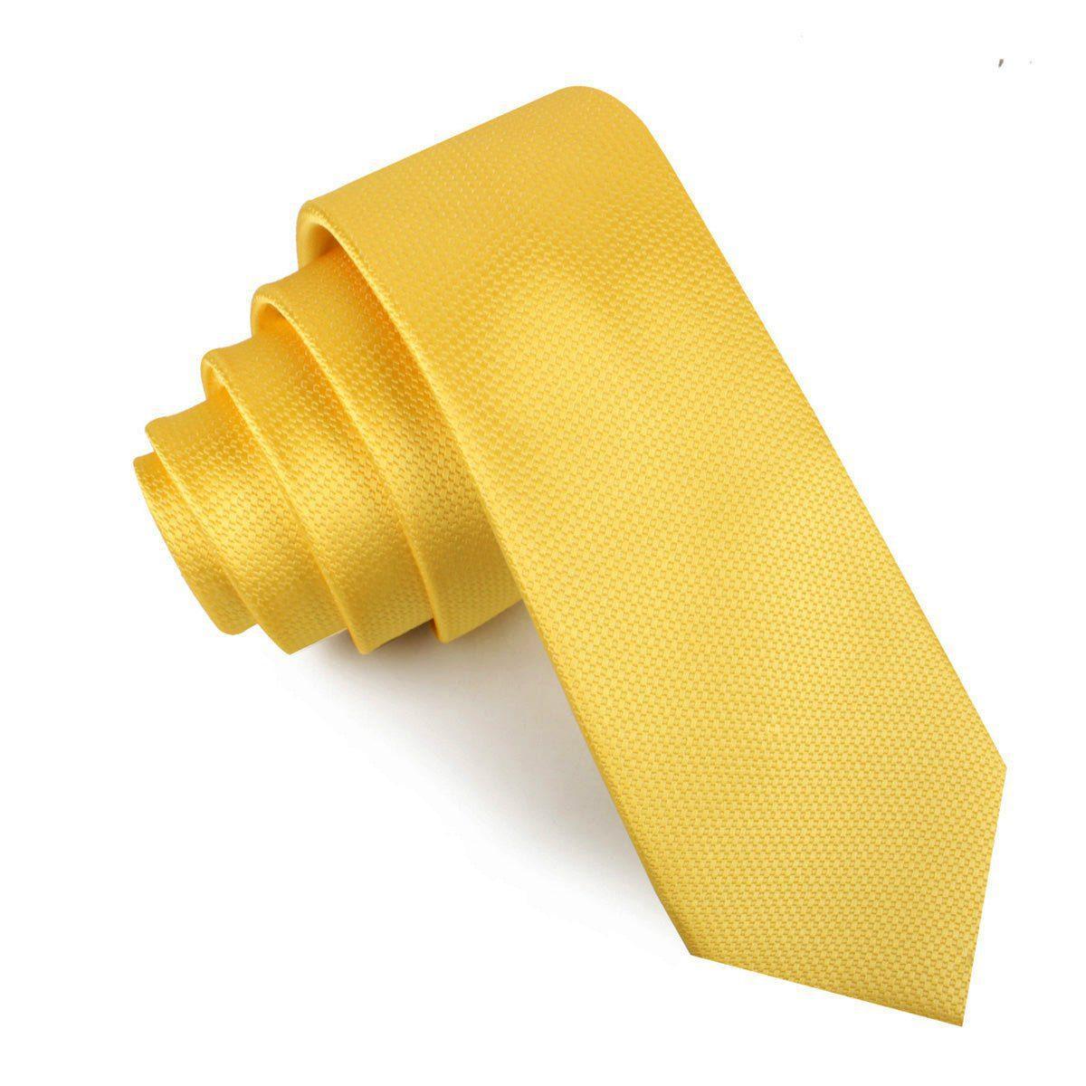 Sunflower_Yellow_Basket_Weave_Skinny_Tie-307977