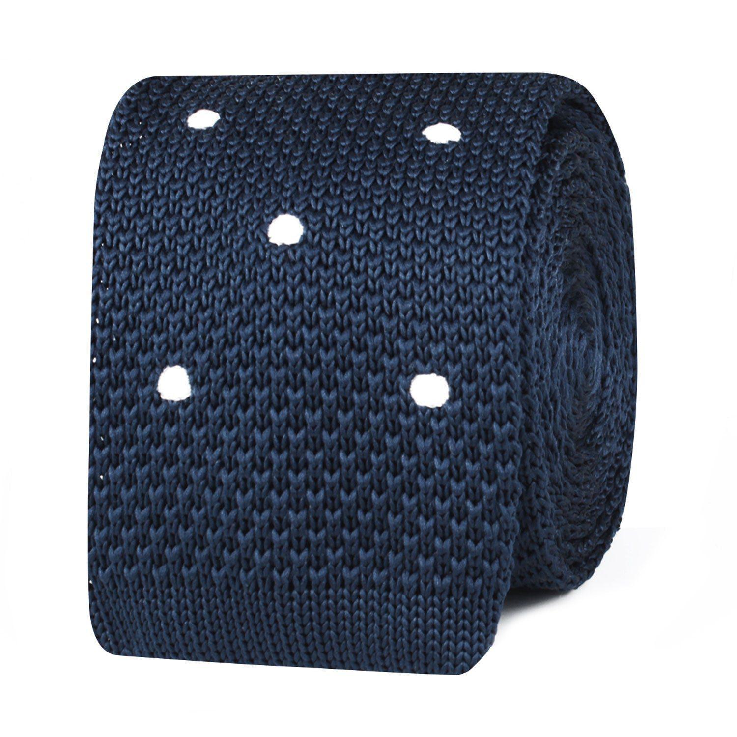 The_Captain_Polka_Dot_Knitted_Tie